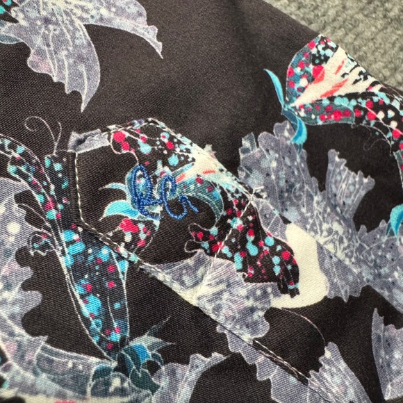 Robert Graham Shirt 2XLT Button Floral Colorful Flip Cuff Tall - Picture 5 of 12